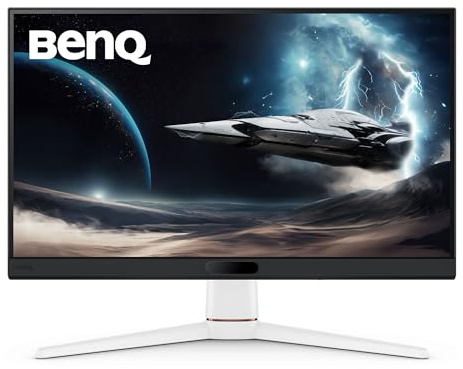 BenQ MOBIUZ EX251 Monitor Gaming Blanco 25” FHD 220Hz, 1ms Respuesta Rápida, AMD FreeSync, 99% sRGB, Modo de Color AI, Color Vibrance, Light Tuner, Altavoces 2,5W, HDMI 2.0, DP 1.2, USB Hub