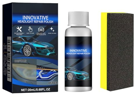 Liquido di riparazione del faro dell'automobile,Liquido di riparazione Out di lucidatura,Car Car Kit di ripristino del faro dell'automobile