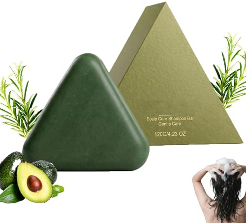 120g Hair Soap, Korean Scalp Revival Bar, Rosemary & Amino Acids Strengthening Anti-Thinning Shampoo Bar, Gentle Korean Hair Growth Soap, Hydrating & Scalp-Friendly Herbal Care, Anti-Hair Loss (1PC)