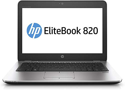 HP EliteBook 820 G3 - PC portátil (12,5 pulgadas, Core i3-6100U, 2,30 GHz, 8 GB de RAM, SSD de 128 GB SSD, WiFi, Windows 10, AZERTY teclado). Modelo muy rápido (reacondicionado)