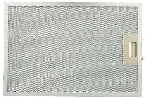 vhbw Filter metallfettfilter kompatibelt med Bosch 5DW 69250, 66250 köksfläkt – 38,8 x 26,5 x 0,9 cm, metall