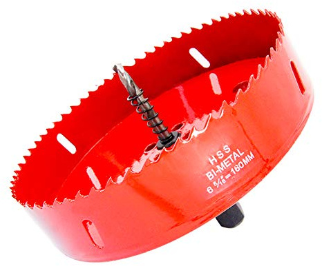 160mm hålsåg LAIWEI hålskärare, för borrning av trä, aluminiumprofiler, gips, PVC och annat