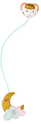 Baby Annabell Sweet Dreams, Schnuller mit Licht- und Soundfunktion in weiß und Gold, 704219 Zapf Creation