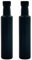 2 x Ölflasche 250 ml Ölspender mit Ausgießer Schwarz Glas Essig und Öl Set