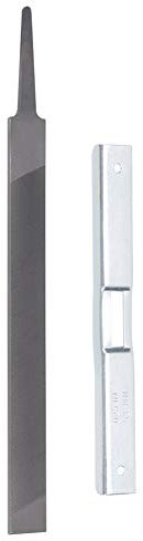 Affilatrice per Motoseghe, 2 Pezzi Kit di Strumenti per Affilare le Motoseghe Universali Indicatore di Profondità per Seghe a Catena Set di File Piatte Strumento per Seghe a Catena per la Lavorazione