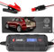 JMR Battery Charger for Jaguar F-Type XE XK XJ XF E-Pace I-PACE F-PACE S-Type X-Type All Models Trickle Charger Conditioner Maintainer (UK Plug, No Lithium Mode)