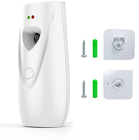 Duftspender Automatischer,Startseite Innenwand Automatisch Einstellbarer Lufterfrischer Duft Aerosol Spray Dispenser For Öffentliche Toilette Hotels(300ml)
