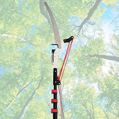 ATRNA Telescopic Pole Saws, Tree Pruners Extendable Pruning Saw Gardening Landscaping Branch Saw Lopper Tools Telescopic Rod Saw with Steel Blade Saw-18FT