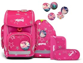 ergobag Schulranzen-Set cubo Set SternzauBär - Pink
