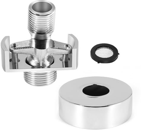 Happysnow Einstellen Des Winkels Des Ansaugrohrs Kupfer Dusche Kopf Abgewinkelter Gebogener Fuß Exzenter Schraube Ecke ZubehöR A.