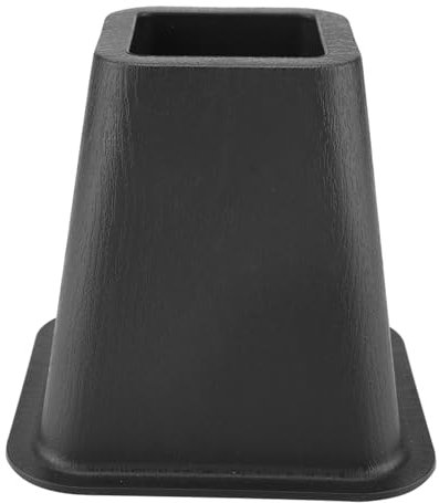 SHUAIGUO Elefantenfüße-Bettheber, Schwarze Möbelerhöhung Im 4er-Set, Erhöhen die Platzersparnis für Bett, Stuhl, Schreibtisch, Tisch mit Integrierter Oberer Aussparung, Geeignet für Beine