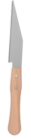 Angoily Serrucho De Mano Compacto Con Mango De Madera De Dientes Para Carpintería Herramienta Portátil Para Proyectos De Bricolaje Casa