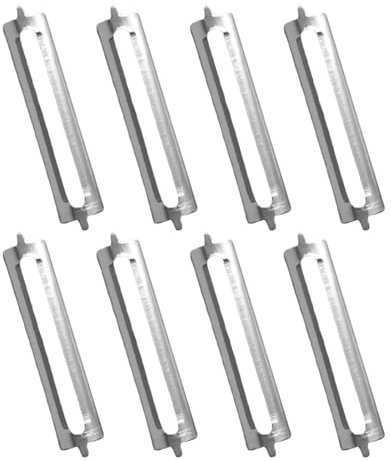 OUDQFCJ 8 pezzi Lama di ricambio per sbucciatore, lame di ricambio per sbucciatore piatto professionale, sbucciatore turbo, sbucciatore economico