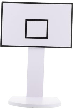 SOLUSTRE Indoor Basketballkorb mit Kleiner Korb und PVC Bodenhalterung Robuster Mülleimer Basketballständer für Kinder und Erwachsene Einfache Montage für Büro Schlafzimmer und Spielecke