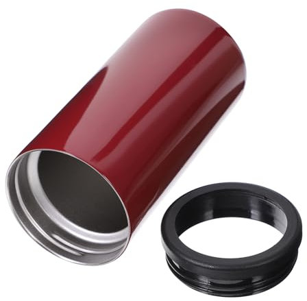 KOCKSHION 1stück Edelstahl Tumbler Mit Deckel Isolierte Bierflasche Für Kalte Getränke Vakuum-isolierung Robuste Auslaufsichere Kappe Zufällige Farben Für Unterwegs
