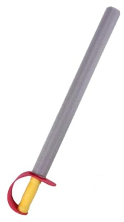 Épée en Mousse pour Enfants, Accessoire de Simulation de, Jouet d'anniversaire, Rouge