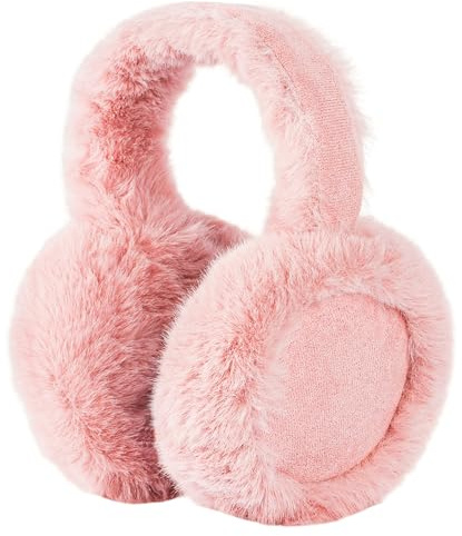 Unning Ohrenwärmer Damen Winter Verstellbar & Faltbare Ohrenschützer Weich Ohrenschutz Plüsch Ear Muffs for Women