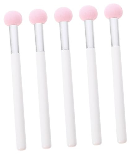 Healvian 5pezzi Spugnette Fondotinta per Trucco Donna Spugne Testa di Fungo per Correttore Strumenti per Trucco senza Lattice Applicatorper Cipria Accessori Cosmetici Professionali