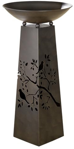 GILDE Metallständer mit Ausschnitten im Set mit Schale