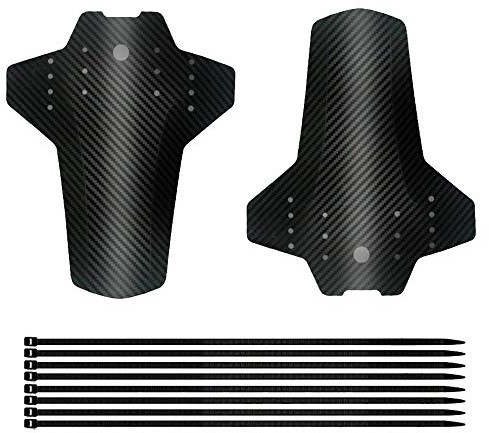 Gativs 2 Stücke Schutzblech Schutzbleche Mountainbike Mudguard Mountainbike Spritzschutz Mudguard Fender Downhill Schutzbleche Fahrrad Zubehör mit 8 Kabelbinder für Fahrrad