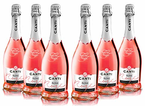 CANTI Cuvèe Rosè Sekt, aus edlen italienischen Trauben, weicher Geschmack mit aromatischen und frischen Noten, 6x750 ml