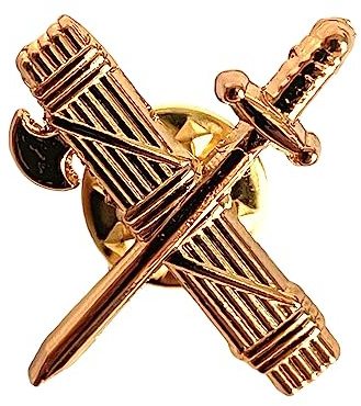 Pin Emblema Guardia Civil España Metálico Dorado para Colección