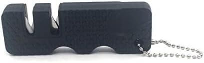 MAHWER Afilador de Cuchillos, Afilador de Cuchillos for Exteriores Accesorios for afiladores de 2 etapas Mini Cuchillos portátiles for Acampar al Aire Libre for Accesorios de Cocina