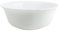 Tradineur - Ensaladera Redonda - Fabricado en Vidrio Opal - Bordes Ondulados - Ideal tanto para la hostelería como el hogar - Ø 23 x 9 cm
