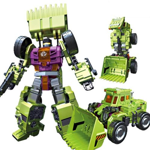 Transform Spielzeug, Sechs In Einem Action Puppen, Kombiniertes Jungenspielzeug, Ingenieurautos, Kinder-Kombinationsspiele, Für Kinder Ab Zwölf Jahren Und Erwachsene-F