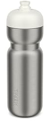 Mepal - Edelstahl Trinkflasche Pull Sport - Auslaufsicher - Mit einer Hand zu halten, öffnen und trinken - Leichter Edelstahl - Wasserflasche - 800 ml - Ceramic white