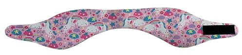 PEPWE Diadema de natación ajustable, resistente al agua, banda protectora para los oídos, diadema de natación para niños y adultos