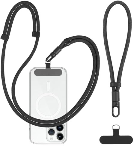 YFLeomry Handyband Universal Lang Kurz 1 Verstellbares Handy Band Schwarz