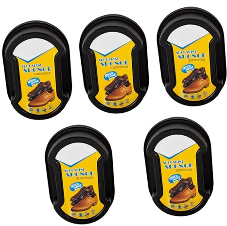 NUEAYMS Esponja profesional de cuero brillante para el cuidado de zapatos de cuero, herramienta portátil para el cuidado del calzado para el hogar, viajes, portátil, a, Talla única