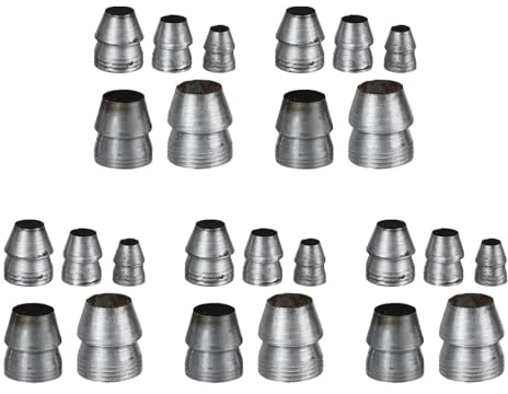FELTECHELECTR 25 Cuñas Redondas de Hierro para Martillo Diseño Compacto y Multifuncional, Herramienta Práctica para Partir Troncos y Reforzar Hachas