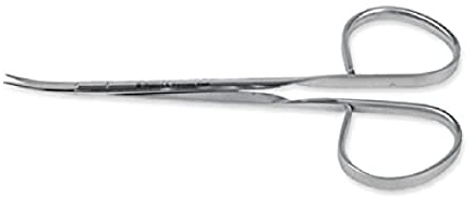 Gima - Ribbon Nahtschere, Gebogene Ende, Länge 12 cm, aus Edelstahl