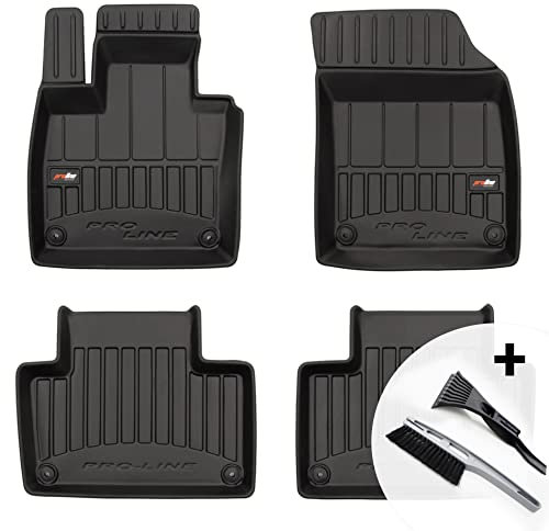 Moto-Moltico, tappetini in gomma 3D, set da 4 pezzi, adatti per Volvo XC90 II dal 2015