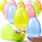 JOYIN 12 Pezzi di Giganti Gusci d'uovo Vuoto di Plastica di Colore Brillante, Uova di Pasqua per Le Cacce di Pasqua Colore Assortito per Riempire con i Dolcetti Bomboniere per la Festa di Pasqua