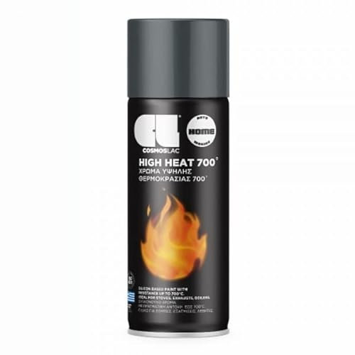 COSMOS LAC Spray Pintura Anticalorica High Heat 700 ºc 400 Ml (Antracita N356)