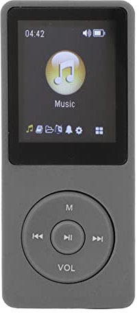 Lettore MP4 - Lettore Musicale Multimediale LCD da 1,8 Pollici, Altoparlante HD Incorporato Mini Lettore Musicale per lo Sport, Supporto Facile da Trasportare Fino a 32 GB (nero)