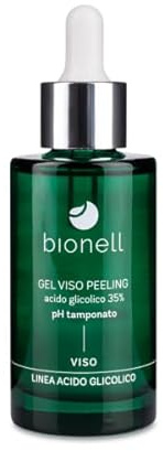 Gel Viso Peeling chimico uso professionale Acido Glicolico 35% Bionell 50 ml con Ph tamponato trattamento estetico pelli normali o miste