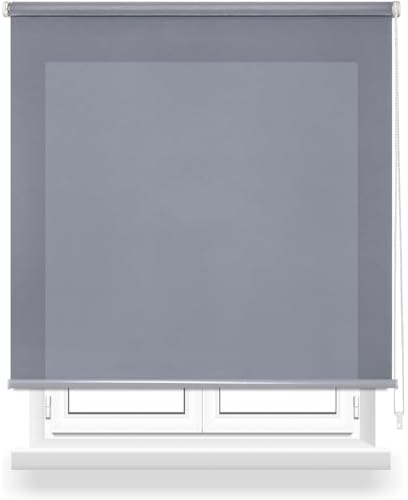 PLUS HOME Estor Enrollable Translúcido - Blanco, Color Topo, Fucsia, Gris, Gris Oscuro, Malva, Pistacho (45X90Cm, 45X180Cm, 60X180Cm, 90X180Cm, 120X180Cm, 150X180Cm)