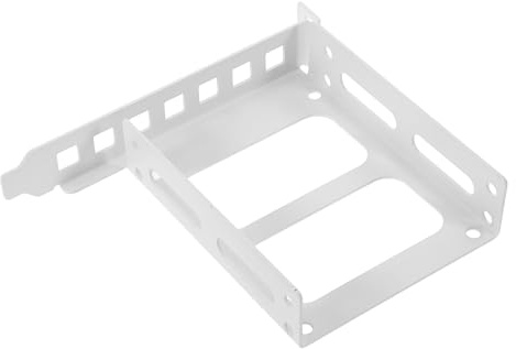 MOLUCKFU Supporto Metallico Per Hard Disk Da Montare Sul Pannello Posteriore Per Slot Pci Vassoio Per Hard Drive Per Installazione Computer Supporto Per Ssd e Hdd Con Ottimizzazione Spazio
