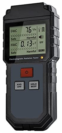 Contatore Geiger Tester di radiazioni elettromagnetiche portatile digitale LCD. Campo magnetico elettrico. EMF Meter Dosimeter Detector for computer del computer