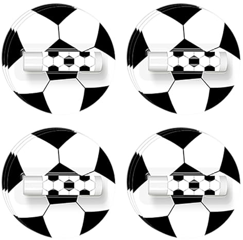 12 Pack Soccer Lip Balm Bulk, 0.15oz Beeswax Moisturizing Vanilla Flavor Chapstick for Soccer Team Gifts, Sports Theme Party Favors for Girls Boys Women & Men Sports Lovers