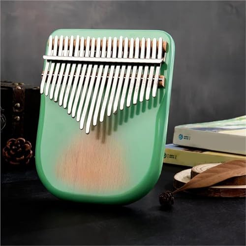Erwachsene Kalimba Professionelle Tragbare Kalimba Mit 21 Tasten Geeignet Für Anfänger Und Erwachsene(Green)