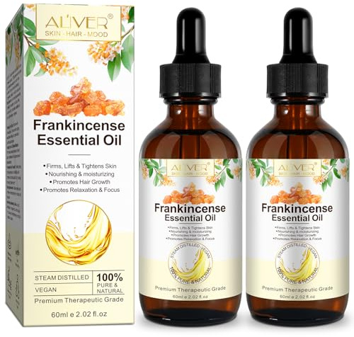 Weihrauchöl, Frankincense Essential Oil, Bio Weihrauch öl für Haut Face Aromatherapy; Gesichts- und Körperöl für intensive Pflege und Faltenbekämpfung