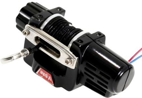 RC Car Winch Spare Electric Metal Winch Professional Black for 1/24 TRX4M