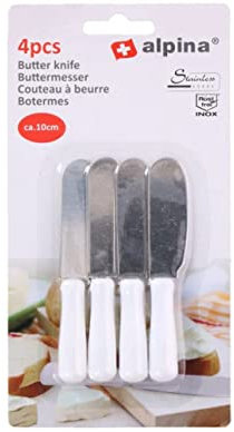 Alpina Couteau à Beurre en Argent 4 pièces