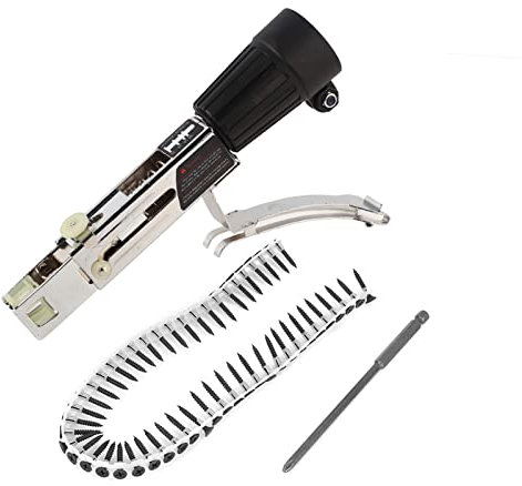 3pcs Boiserie Automatique , Outils Outils de traçage , Outillage à main Agrafeuses et cloueuses Adaptateur sans Fil Électrique Tacker avec Batterie Agrafeuse Électrique Set