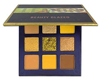 Beauty Glazed 9 colores de sombra de ojos Shine Diamond pigmentos de maquillaje sombra impermeable profesional del brillo del reflejo desnuda maquillaje de ojos Paleta # 09